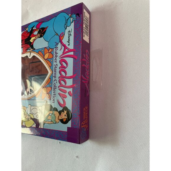 Disneys Aladdin Rubber Stamp Collection Ages 5+ With Stick-On Labels & Washable - Picture 6 of 6